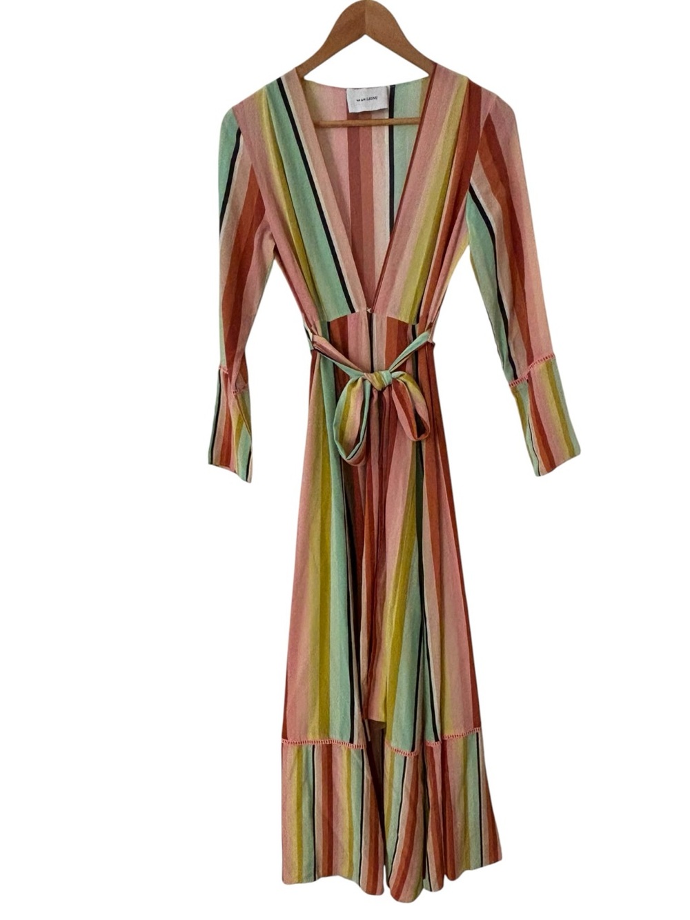 We Are Leone Contrast Maxi Cardigan - Picture 2 of 7